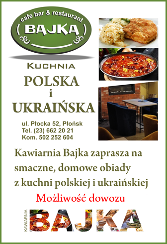 Kuchnia polska i ukraińska w kawiarni Bajka